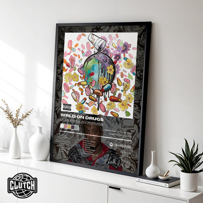 Juice WRLD 'WRLD On Drugs' Album Poster
