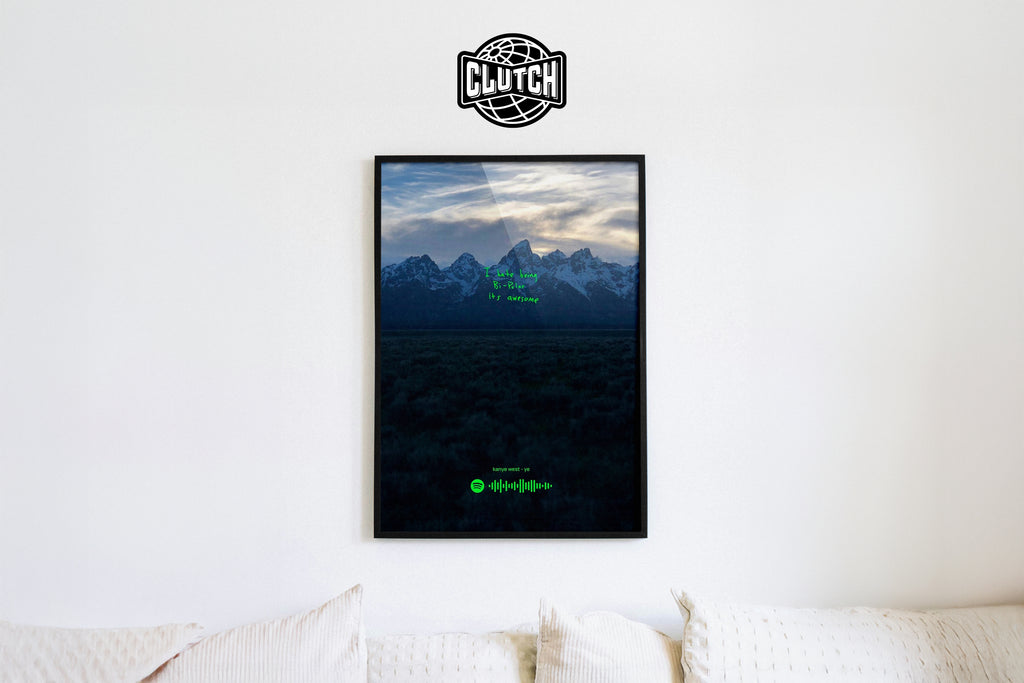 Kanye West 'Ye' Spotify Poster