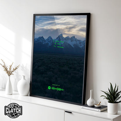 Kanye West 'Ye' Spotify Poster