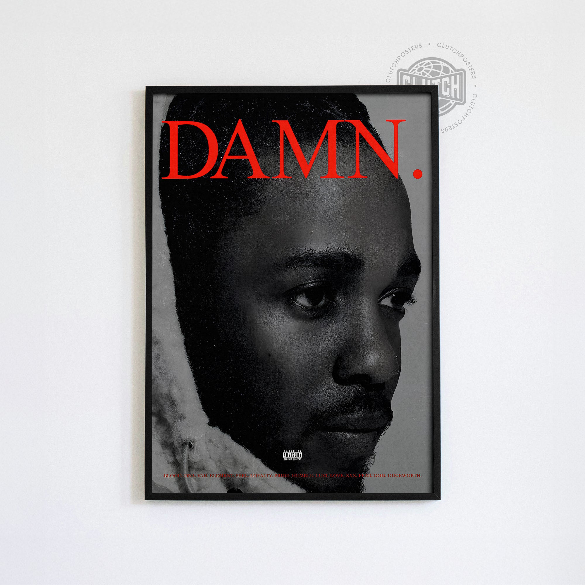 Kendrick Lamar 'DAMN' Focus Poster