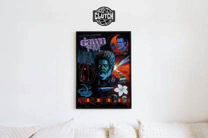 The Weeknd 'Dawn FM' Collage Poster