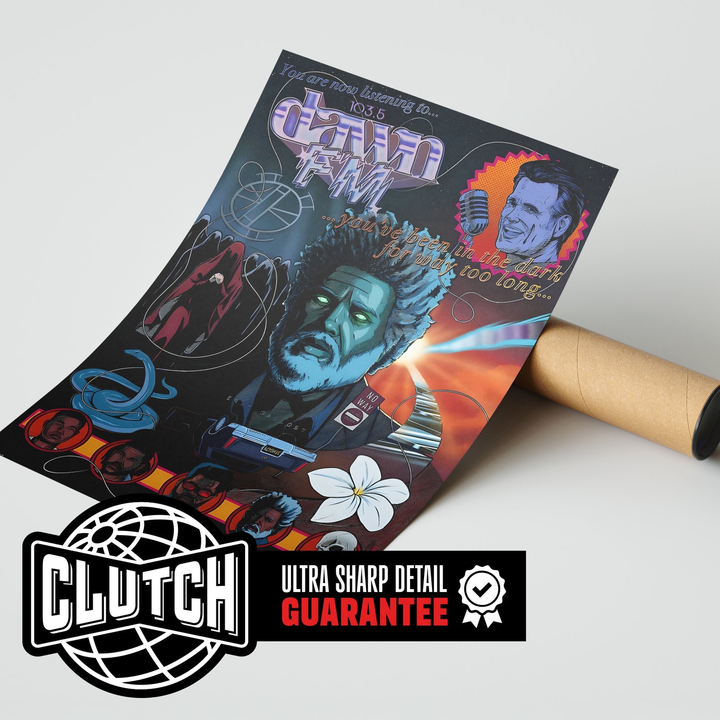 The Weeknd 'Dawn FM' Collage Poster