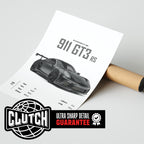 Porsche 911 GT3 RS 'CORE' Car Poster