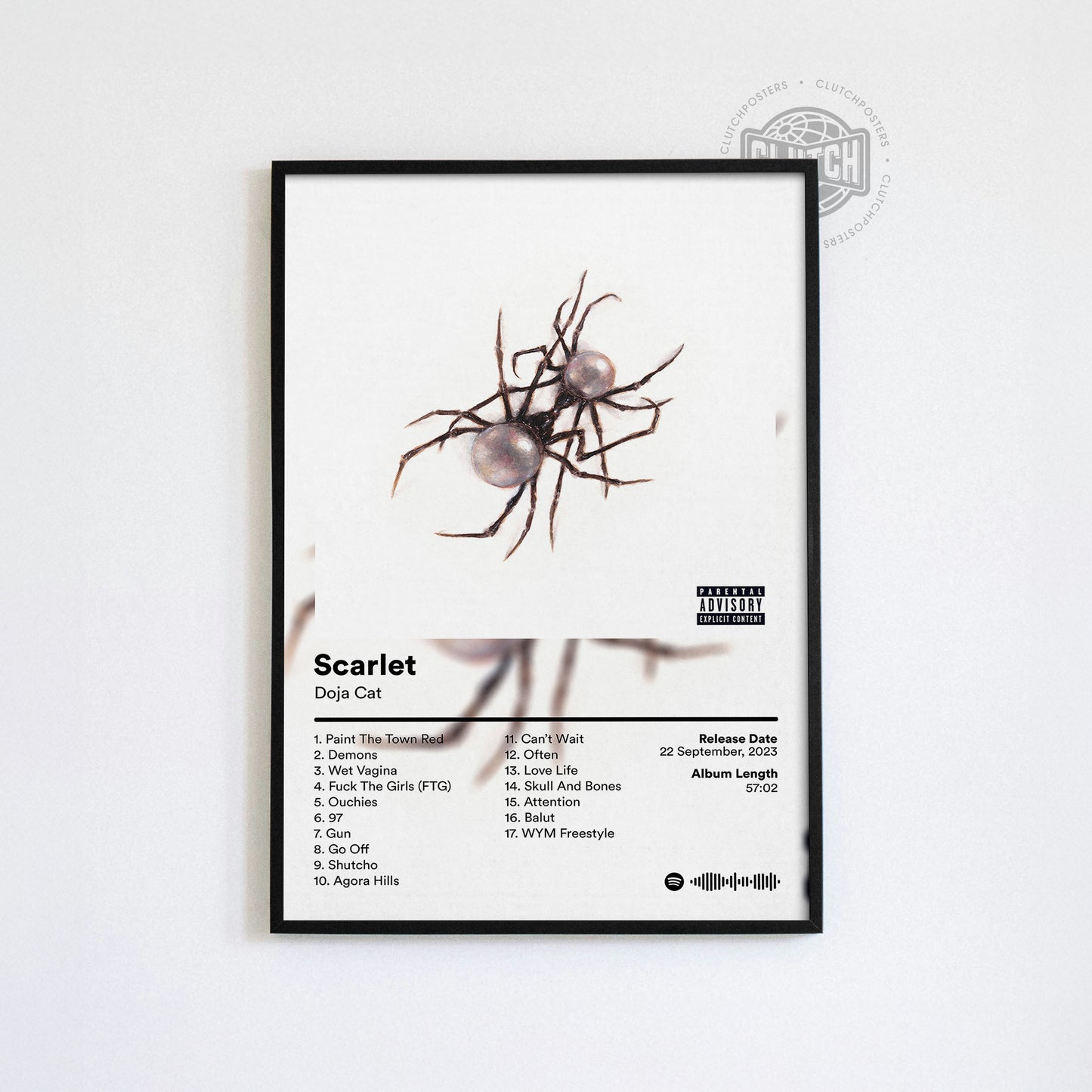 Doja Cat 'Scarlet' Album Poster