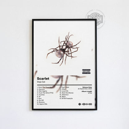 Doja Cat 'Scarlet' Album Poster