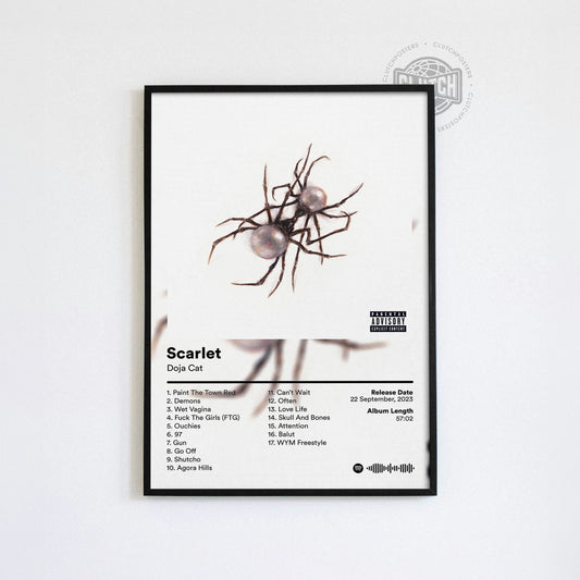 Doja Cat 'Scarlet' Album Poster