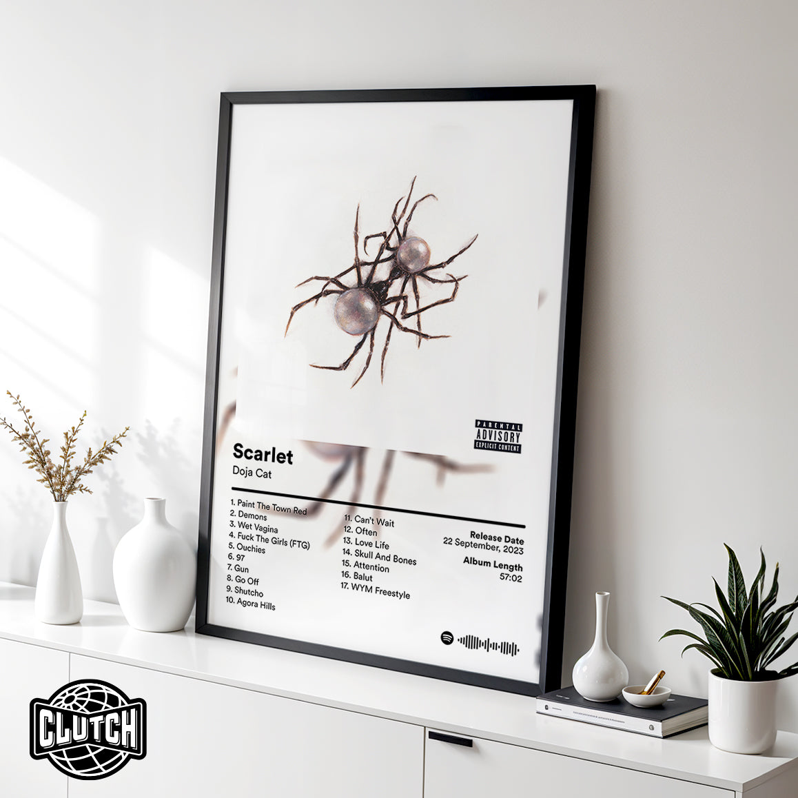 Doja Cat 'Scarlet' Album Poster