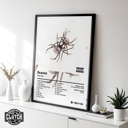 Doja Cat 'Scarlet' Album Poster