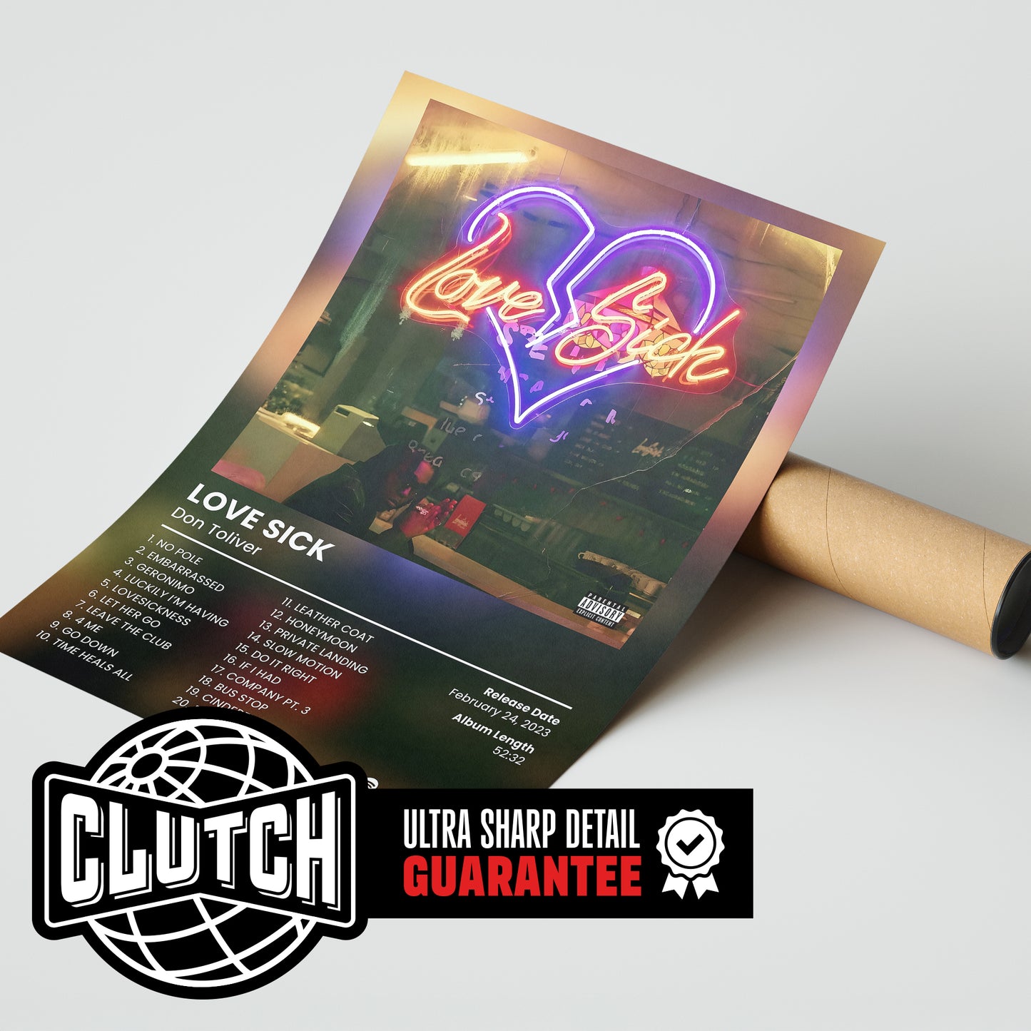 Don Toliver 'Love Sick' Album Poster