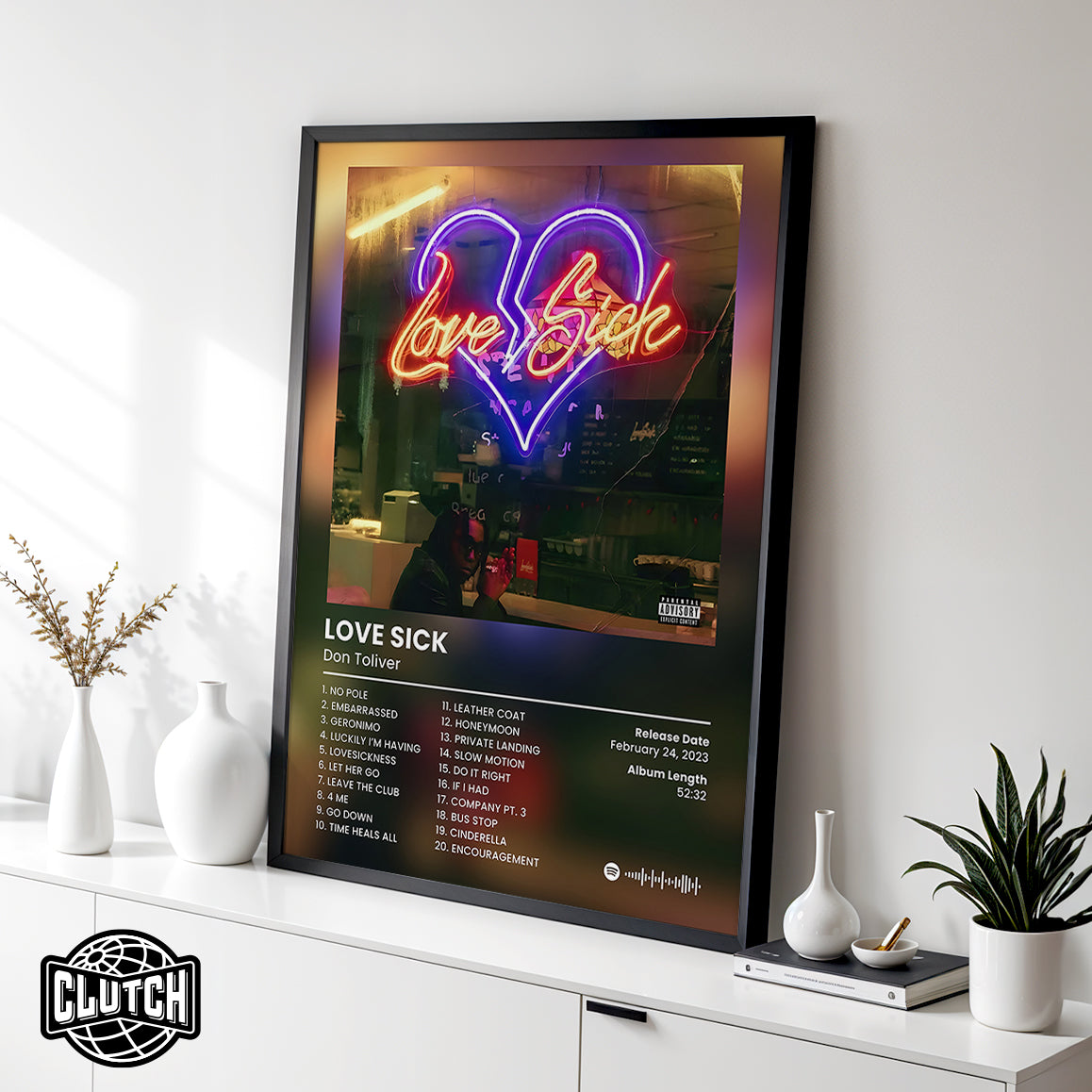 Don Toliver 'Love Sick' Album Poster