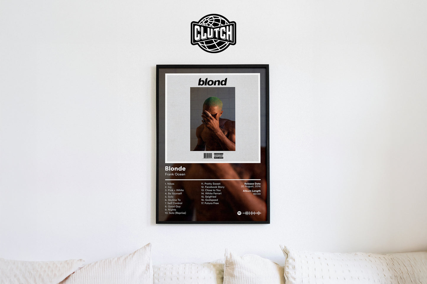 Frank Ocean 'Blonde' Album Poster