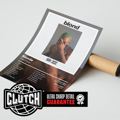 Frank Ocean 'Blonde' Album Poster