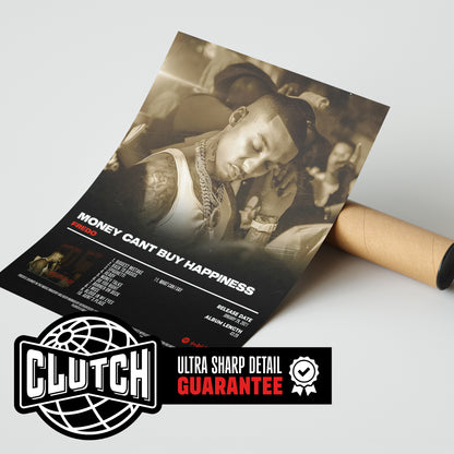 Fredo "Money Can't Buy Happiness" Album Poster