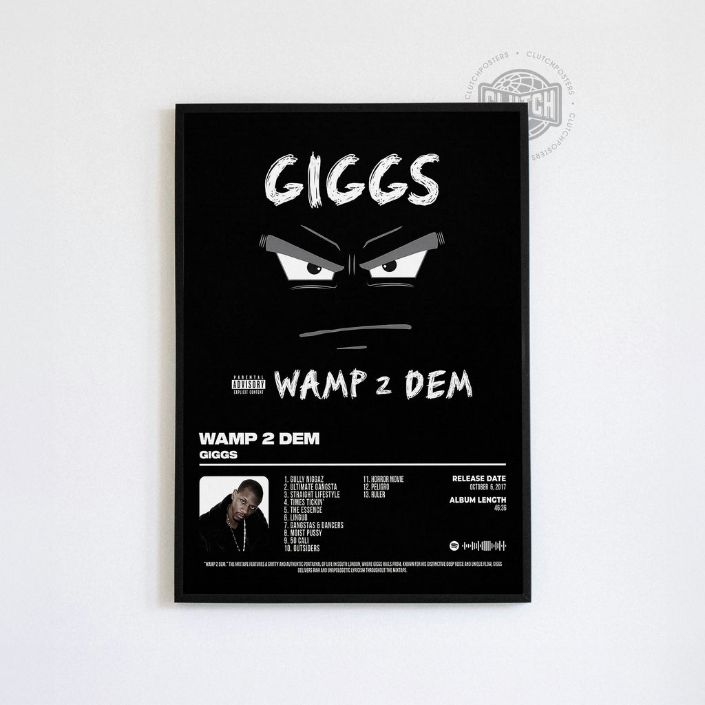 Giggs "Wamp 2 Dem" Album Poster