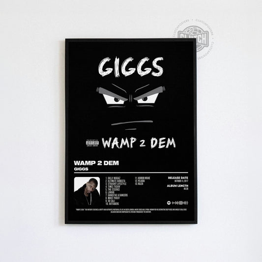 Giggs "Wamp 2 Dem" Album Poster