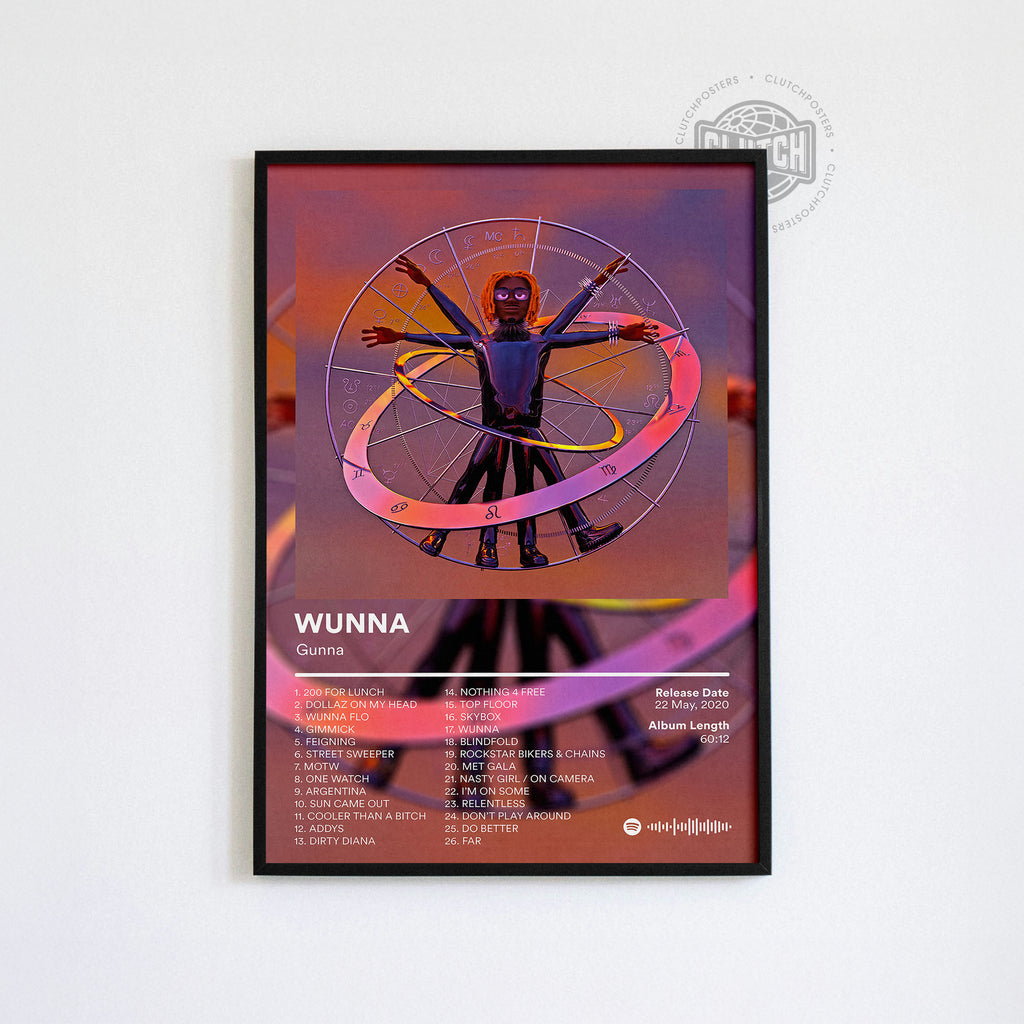 Gunna 'WUNNA' Album Poster