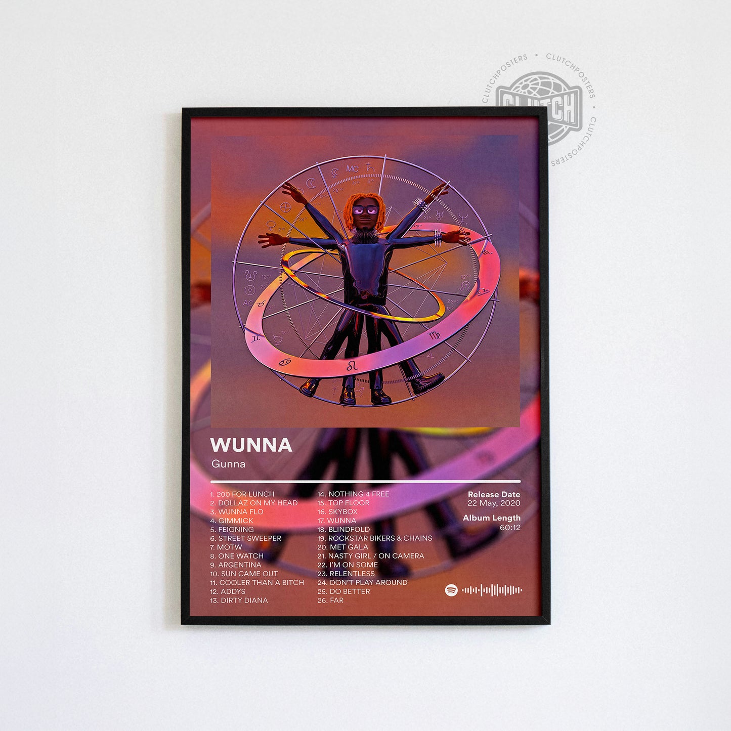 Gunna 'WUNNA' Album Poster