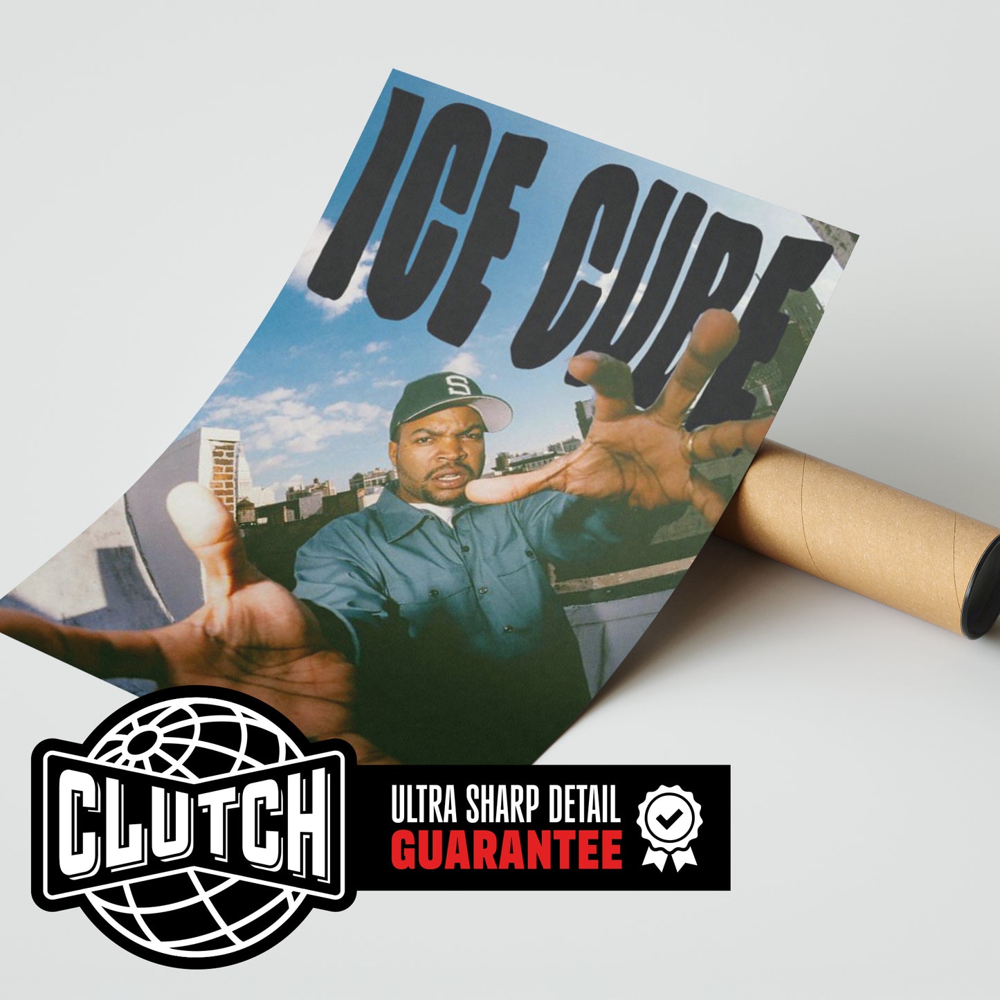 Ice Cube Focus Poster