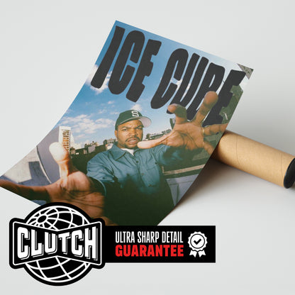 Ice Cube Focus Poster