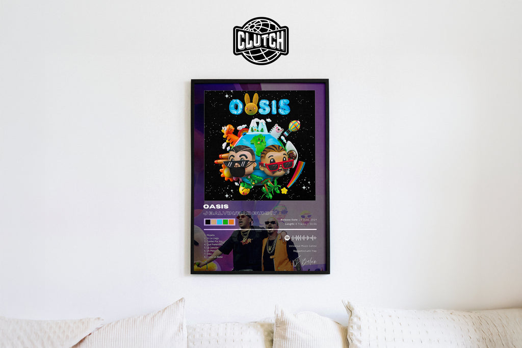 J Balvin 'OASIS' Album Poster