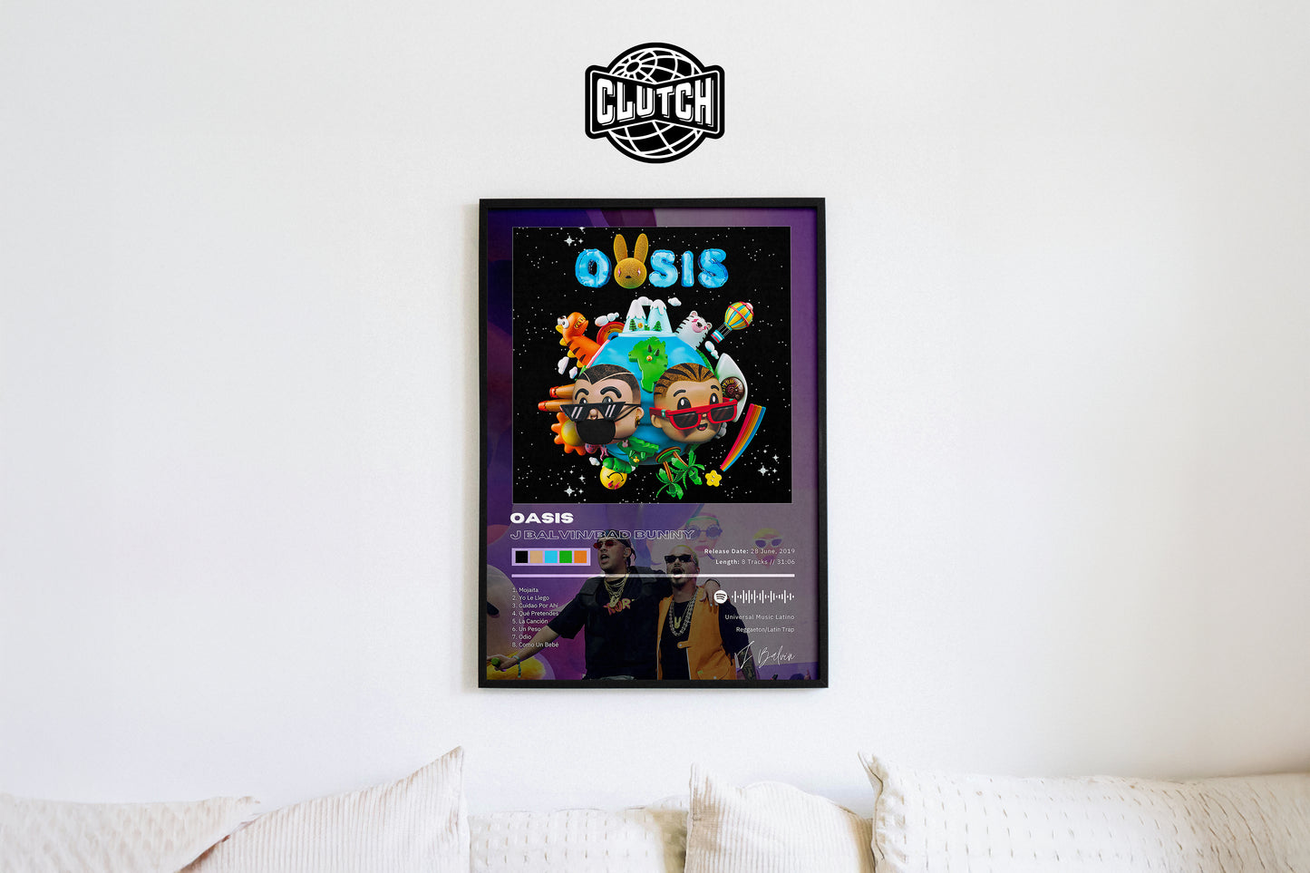 J Balvin 'OASIS' Album Poster