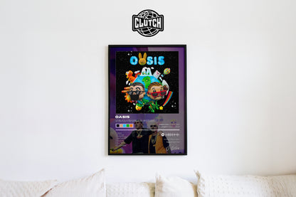 J Balvin 'OASIS' Album Poster