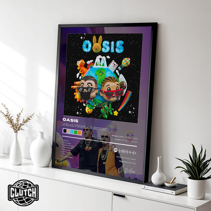 J Balvin 'OASIS' Album Poster