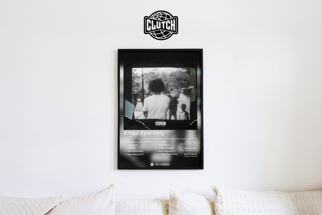 J Cole '4 Your Eyez Only' Album Poster