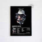 J Hus "Common Sense" Album Poster