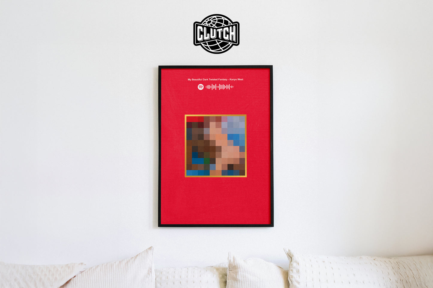 Kanye West 'My Beautiful Dark Twisted Fantasy' Spotify Poster