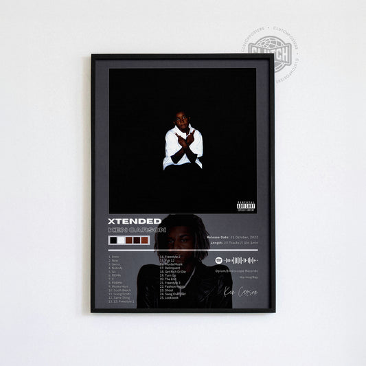 Ken Carson 'XTENDED' Album Poster