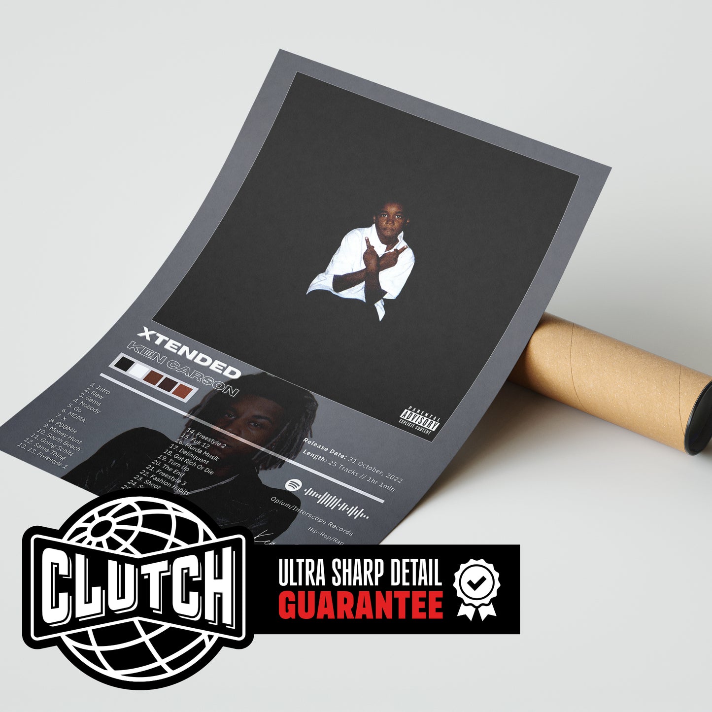 Ken Carson 'XTENDED' Album Poster