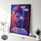 Kid Cudi 'Man On The Moon III' Signature Poster