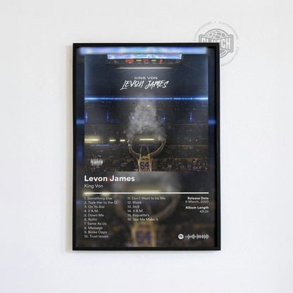 King Von 'Levon James' Album Poster