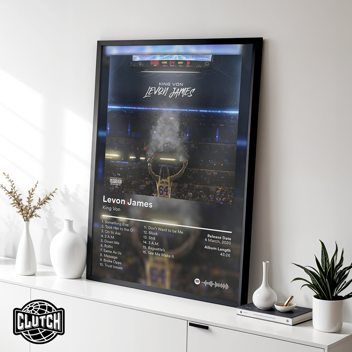 King Von 'Levon James' Album Poster