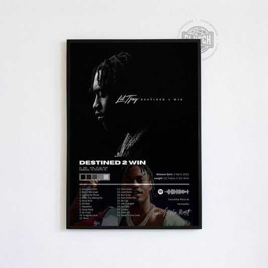 Lil Tjay 'Destined 2 Win' Album Poster