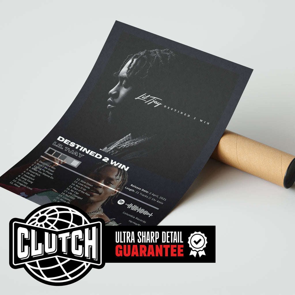 Lil Tjay 'Destined 2 Win' Album Poster