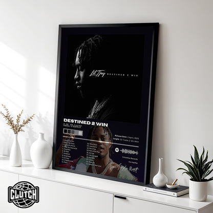 Lil Tjay 'Destined 2 Win' Album Poster