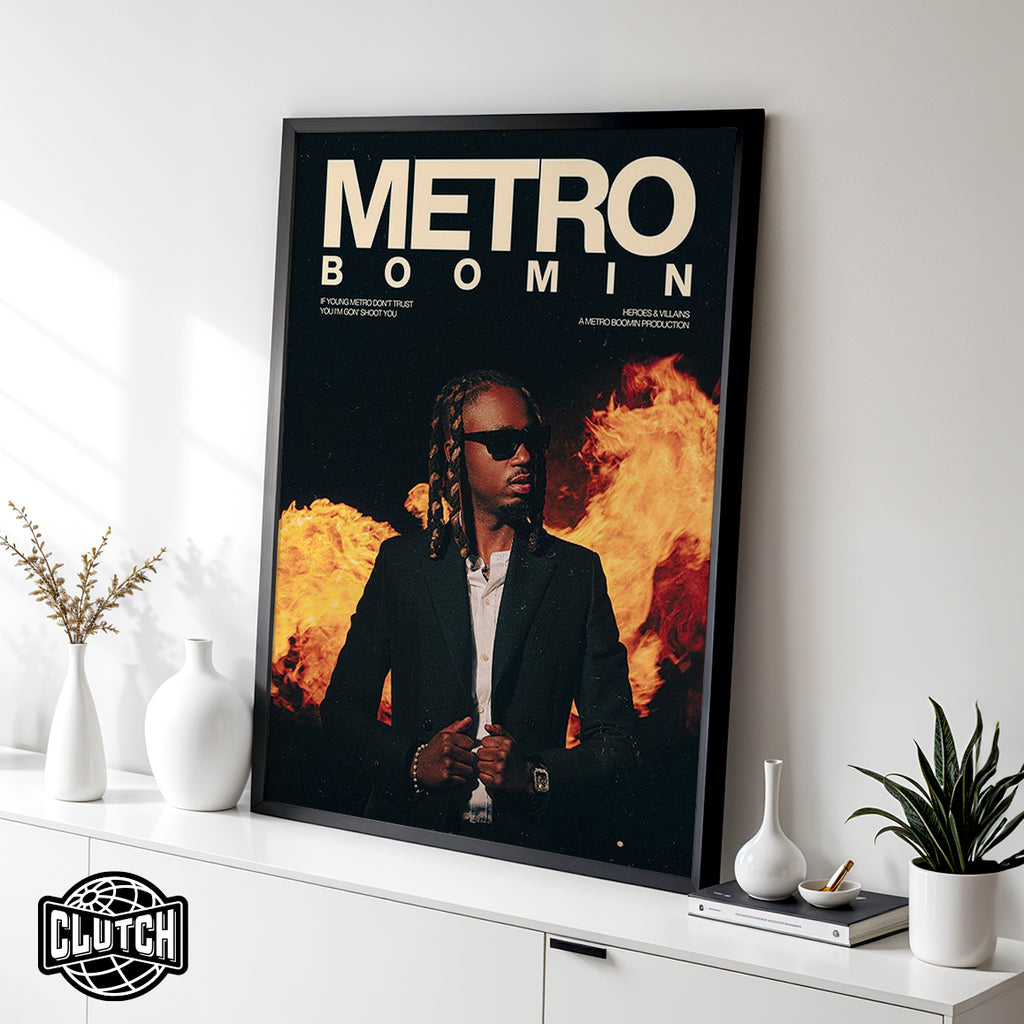 Metro Boomin 'Heroes & Villains' Poster