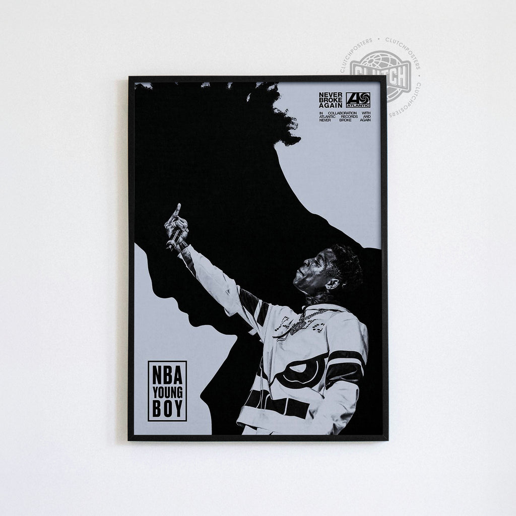 NBA Young Boy 'Silhouette' Poster