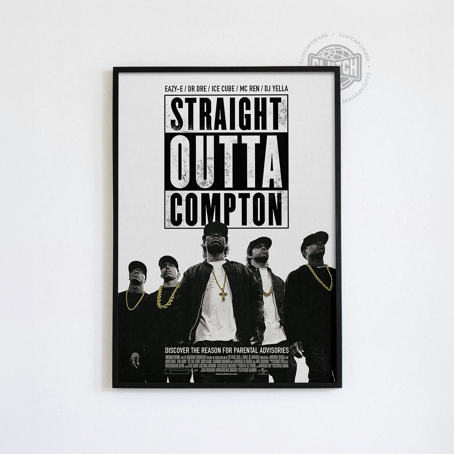 N.W.A 'Straight Outta Compton' Poster