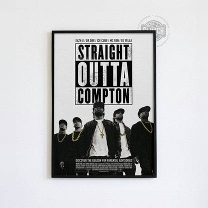 N.W.A 'Straight Outta Compton' Poster