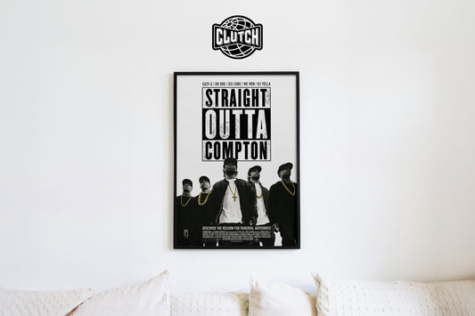 N.W.A 'Straight Outta Compton' Poster