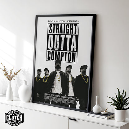 N.W.A 'Straight Outta Compton' Poster