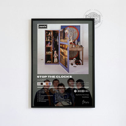 Oasis 'Stop The Clocks' Album Poster
