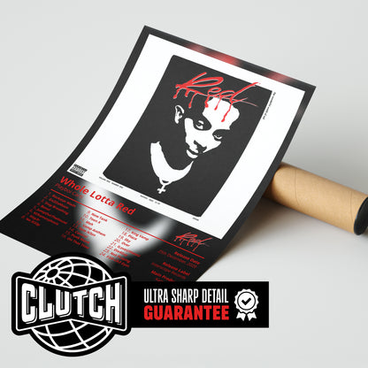 Playboi Carti 'Whole Lotta Red' Album Poster