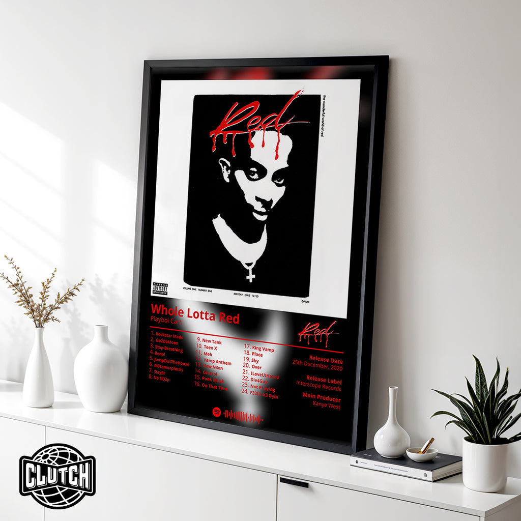 Playboi Carti 'Whole Lotta Red' Album Poster