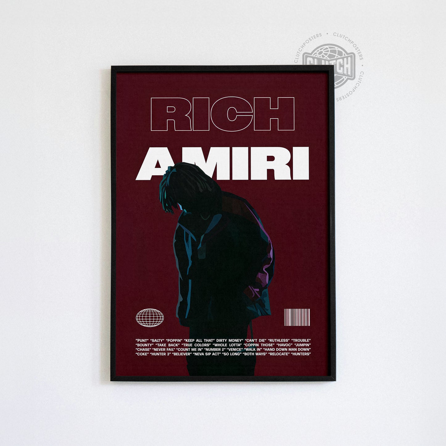 Rich Amiri 'Focus' Red Poster