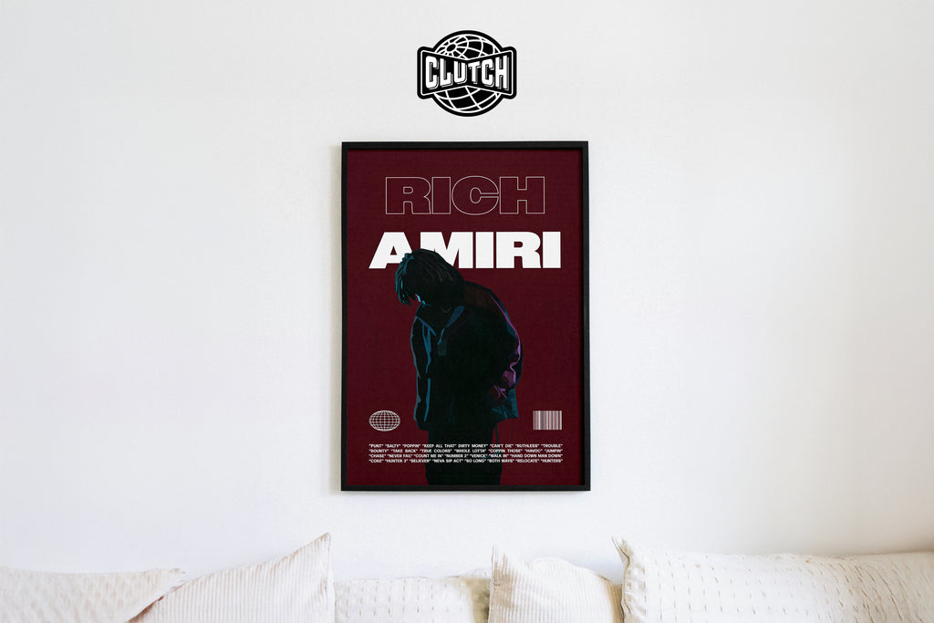 Rich Amiri 'Focus' Red Poster