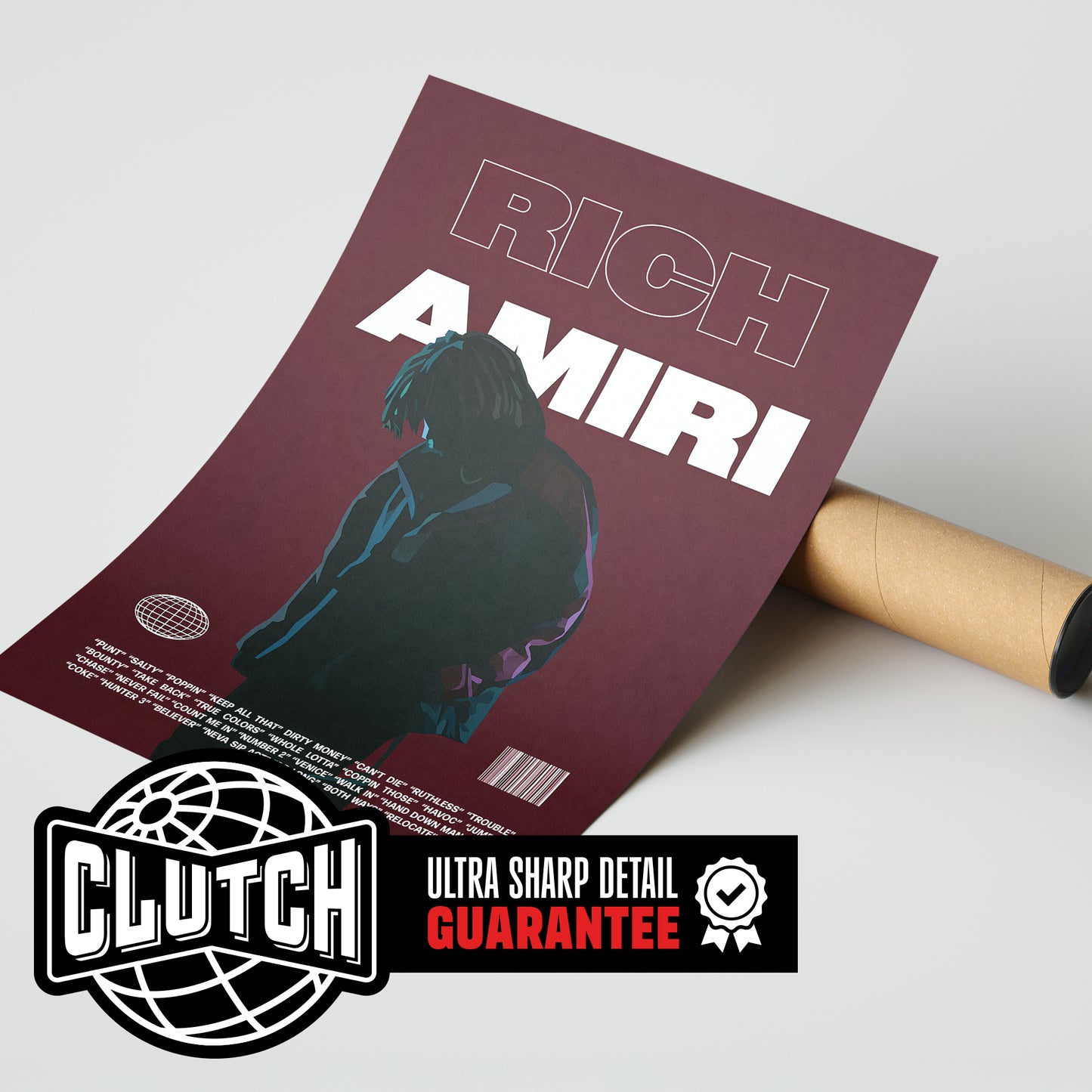 Rich Amiri 'Focus' Red Poster